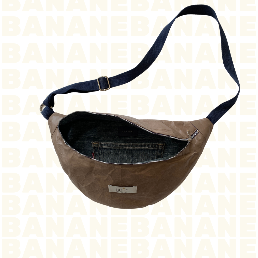 Banane_cuir_ouverte_lalieparis_upcycling