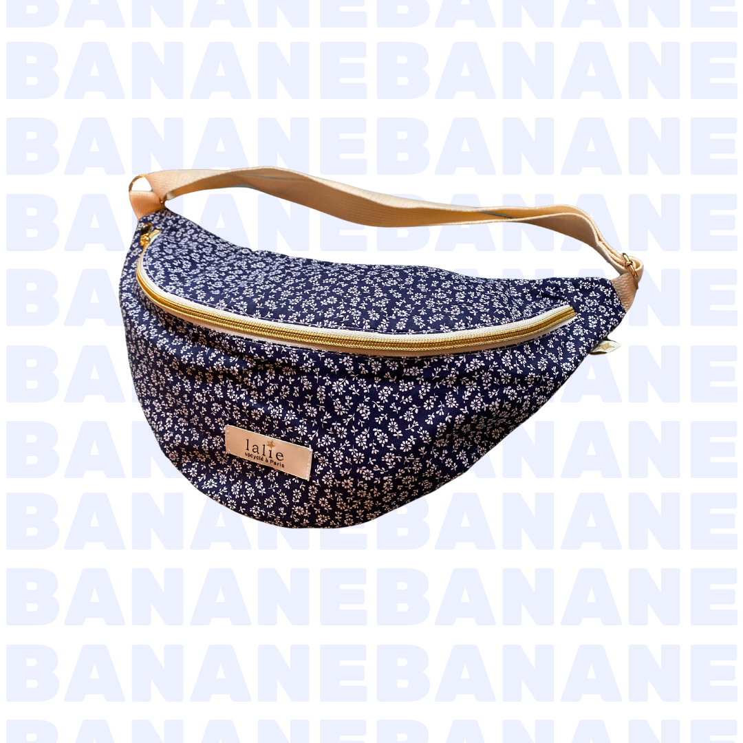 Banane_liberty_bleu_dore_cote_lalieparis_upcycling