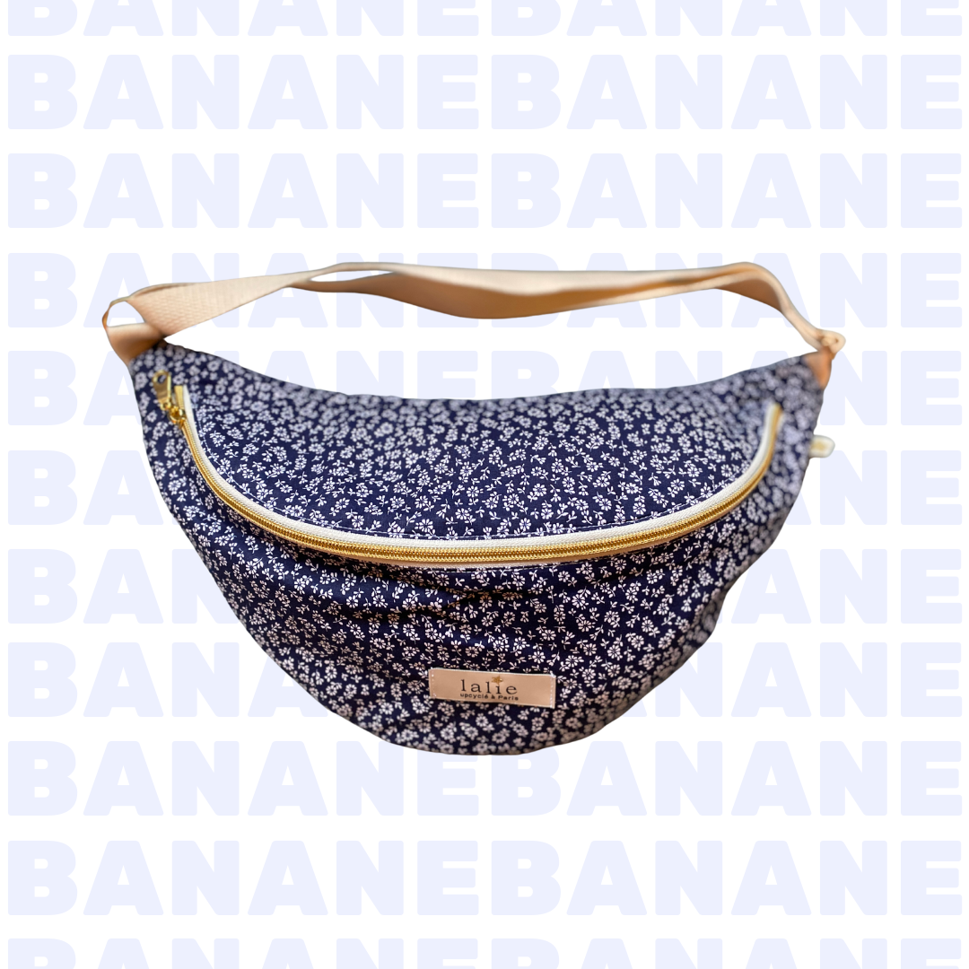 Banane_liberty_bleu_dore_devant_lalieparis_upcycling