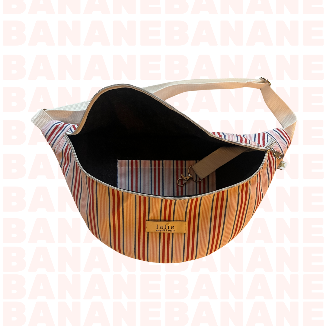 Banane_rayure_cote_lalieparis_upcycling_