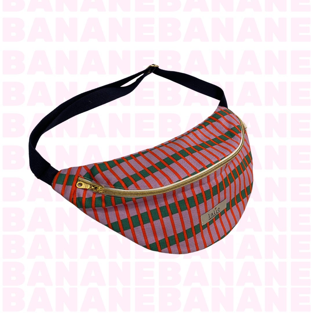 Banane_rayures_rouges_dore_cote_lalieparis_upcycling_IKEA