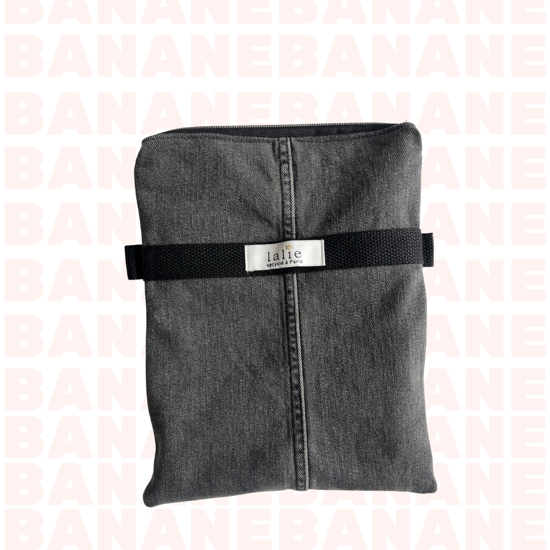 Banane_rectangle_jean_gris_face_lalieparis