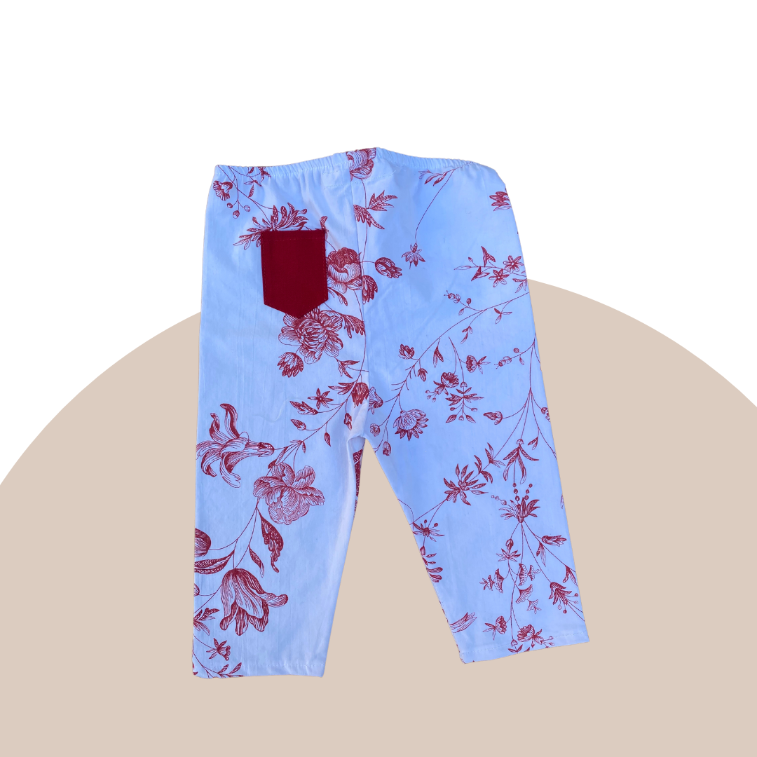 Pantalon fleuri - 2 ans