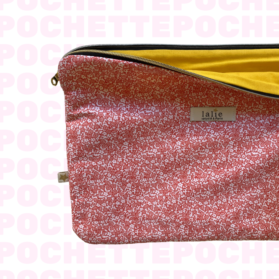 Pochette d'ordinateur liberty corail