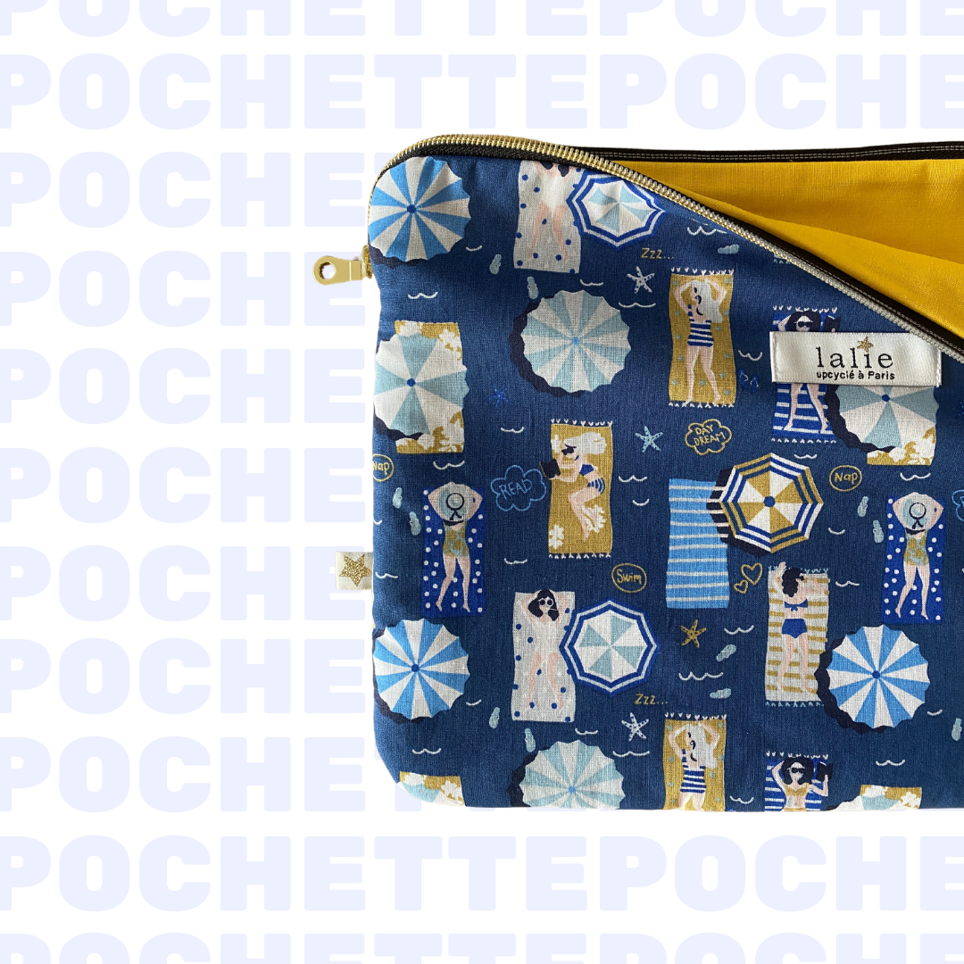 Pochette_ordinateur_plage_bleue_interieur_lalieparis_upcycling