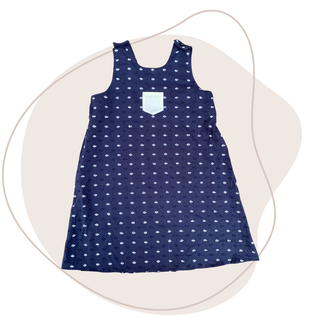 Robe avec broderies - 4 ans