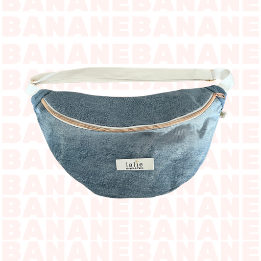 Banane_jean_clair_rayures_face_lalieparis
