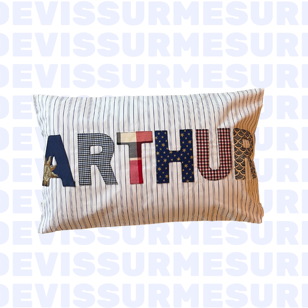 Pack naissance personnalisé / coussin